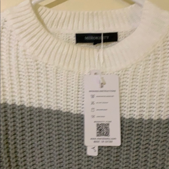 Merokeety striped knit sweater size small - Picture 2 of 8